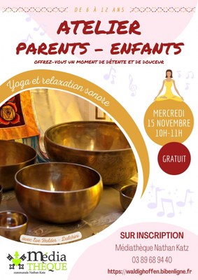Affiche atelier parents - enfants