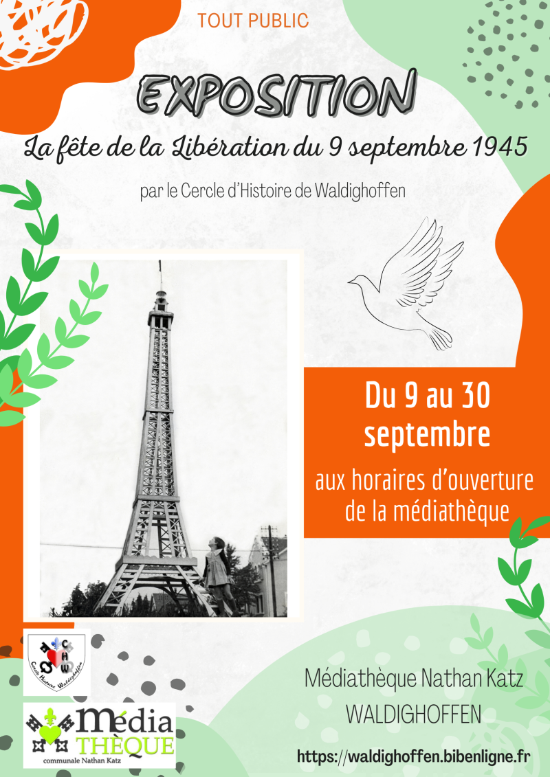 Affiche exposition Fête de la Libération