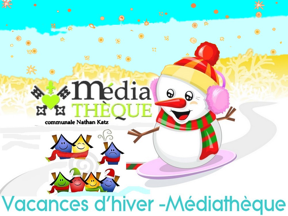 Clipart vacances d'hiver Médiathèque