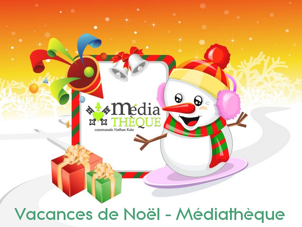 Logo Vacances de Noël Médiathèque