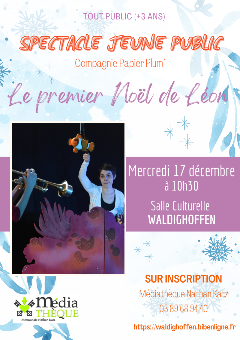 Spectacle jeune public : Le premier Noël de Léon