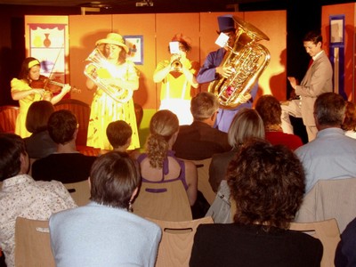 La musique fait partie du spectacle