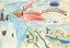 Le dessin de Romy est très coloré, avec des paysages, des animaux, des rivières et le dragon volant avec sa passagère