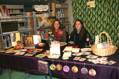 Gaelle Fratelli et Elise Beltz à leur stand