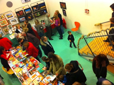 Les stands de Marlyse Eggenspieler et Jean-Paul Girard