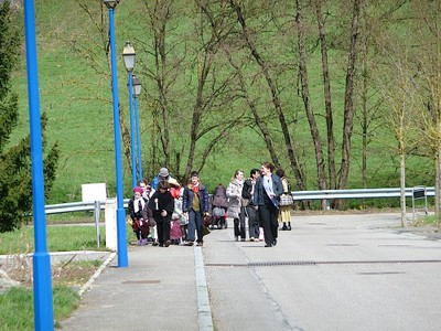 L'arrivée des artistes