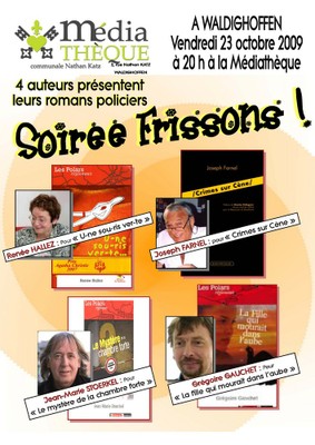 Affiche Soirée frissons du 23 octobre 2009