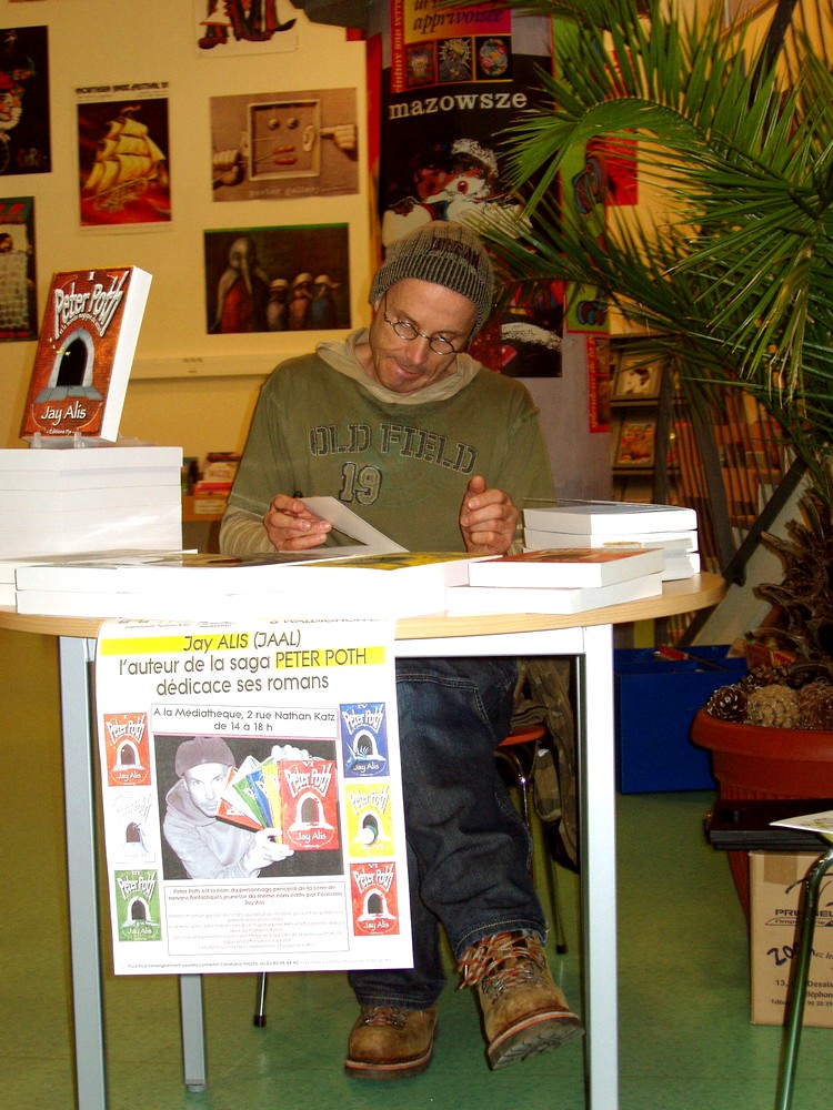 le 9 décembre 2009, Jay ALIS à la Médiathèque