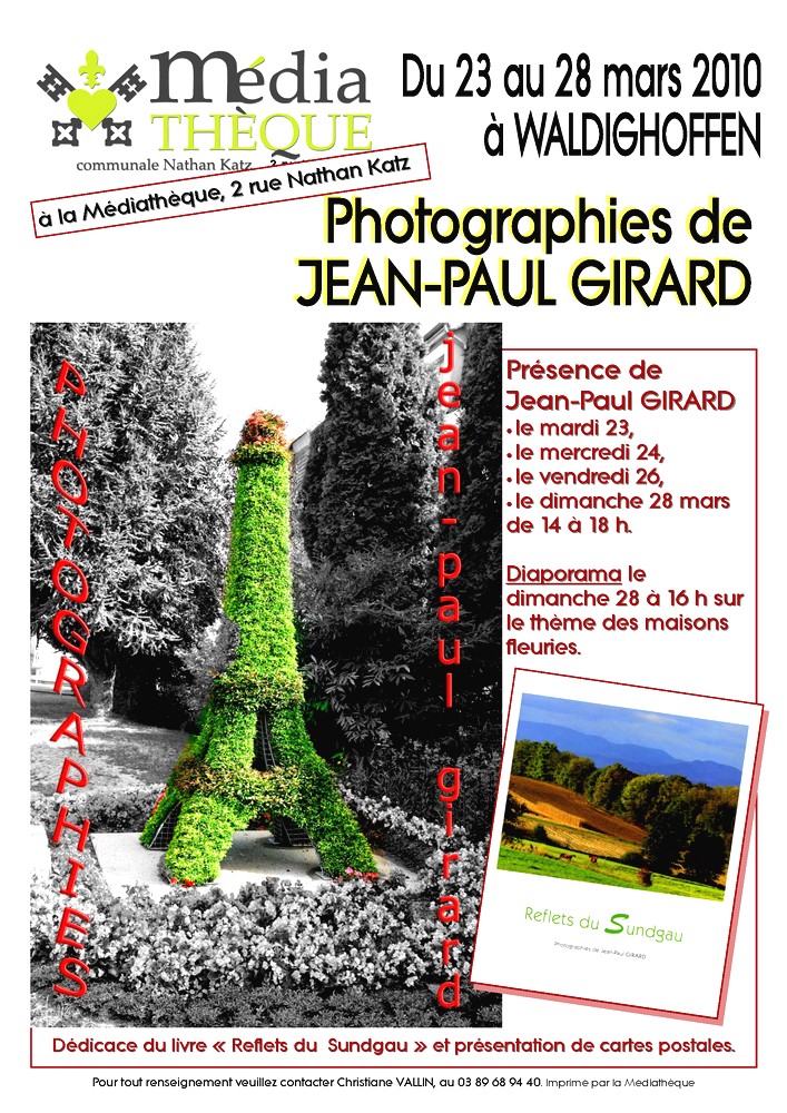 Affiche Expo JP Girard