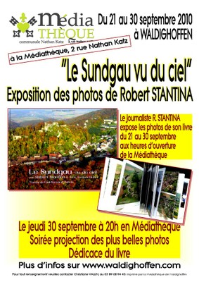 Affiche pour l'exposition de photos de Robert STANTINA