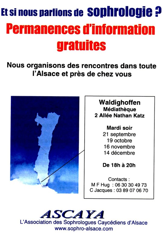 Flyer Permanence Sophrologie