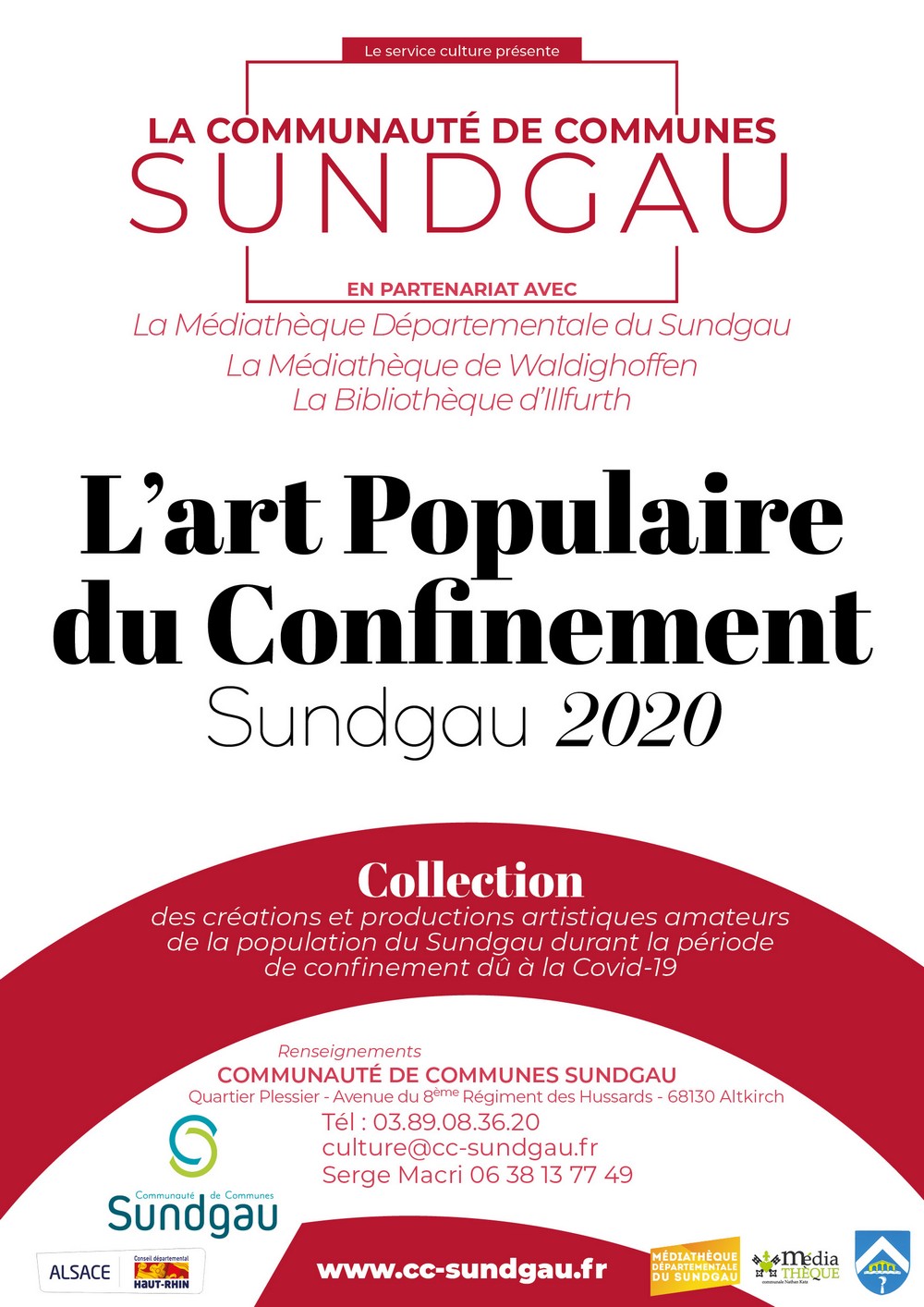 Affiche 1 - L'art populaire du confinement 2020