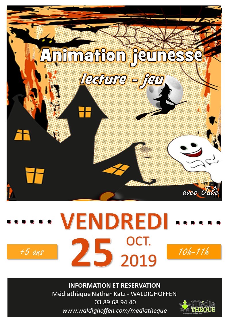Affiche animation Halloween 2019
