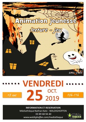 Affiche animation Halloween 2019