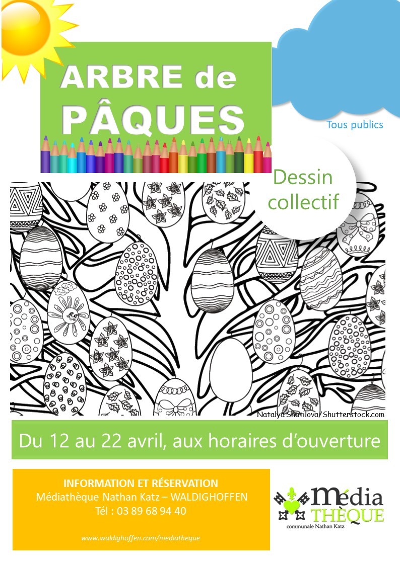 Affiche - Arbre de Pâques