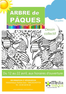 Affiche - Arbre de Pâques