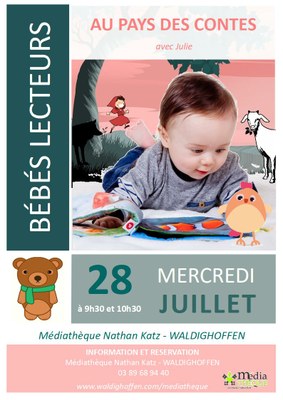 Affiche bébés lecteurs - Au pays des contes