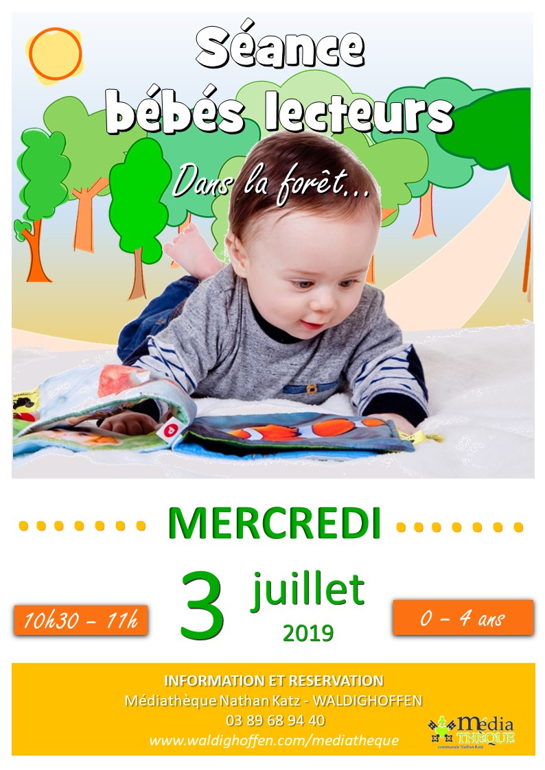 Affiche bébés lecteurs - Dans la forêt...