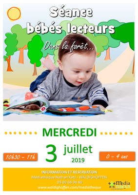 Affiche bébés lecteurs - Dans la forêt...