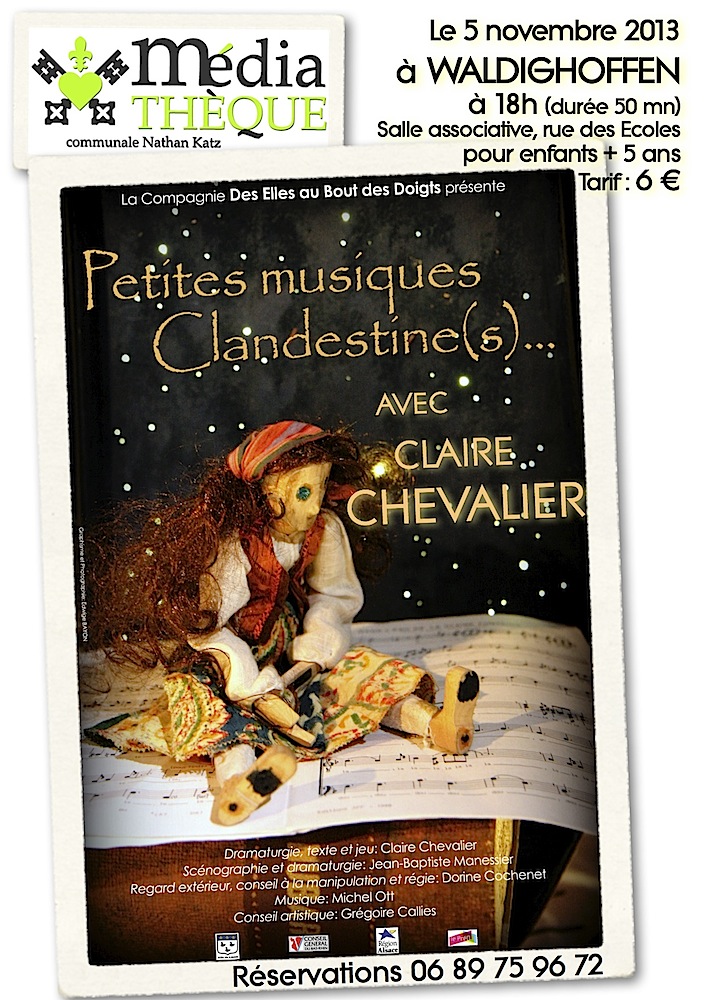 Affiche Claire Chevalier 5 nov 13