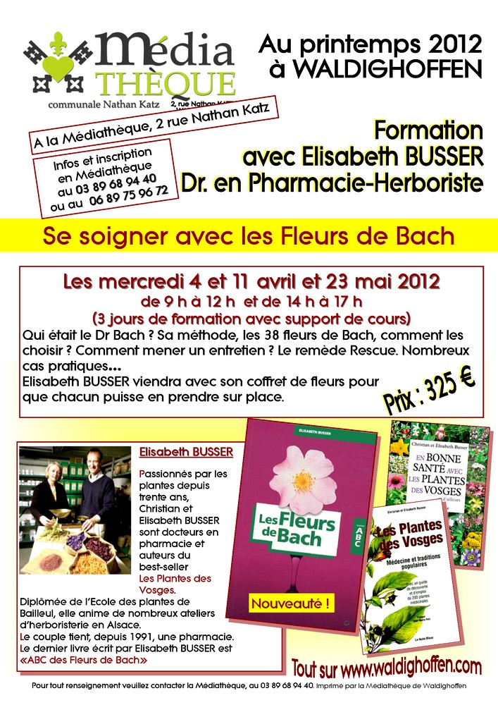 Affiche Elisabeth BUSSER printemps 2012