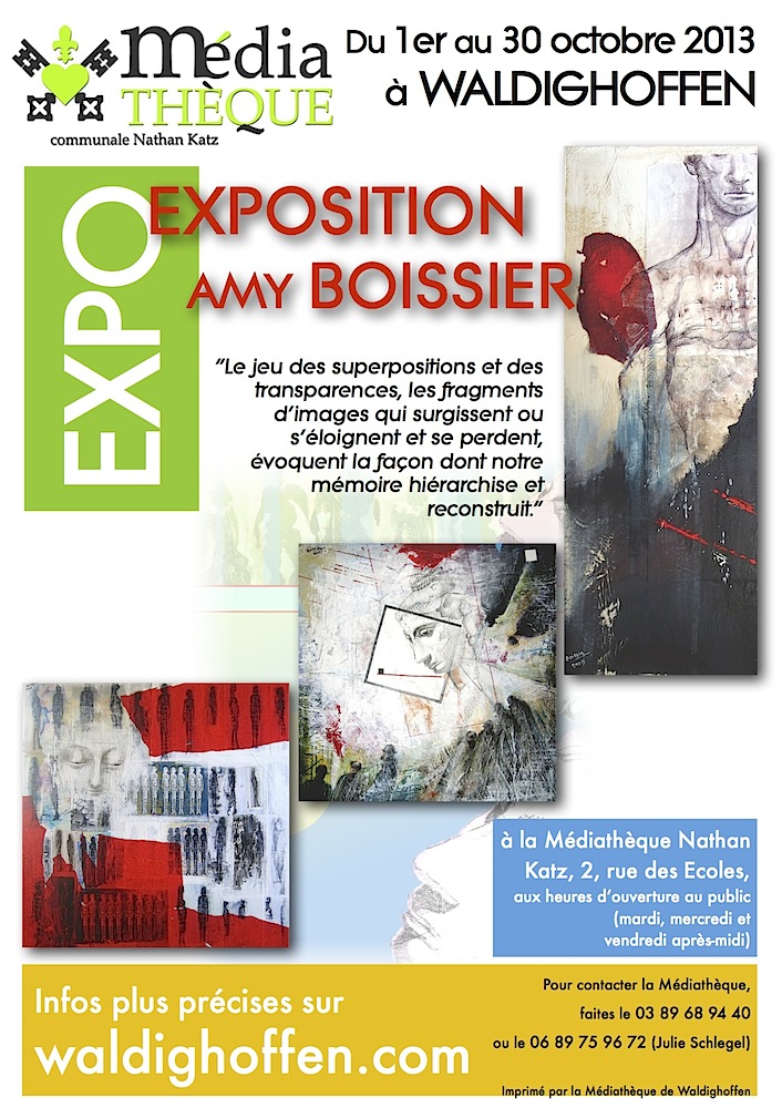 Affiche Expo Amy Boissier