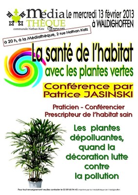 Affiche JASINSKI fév 2013 Plantes dépolluantes