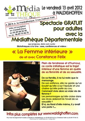 Affiche La Femme Intérieure 13 avr 2012