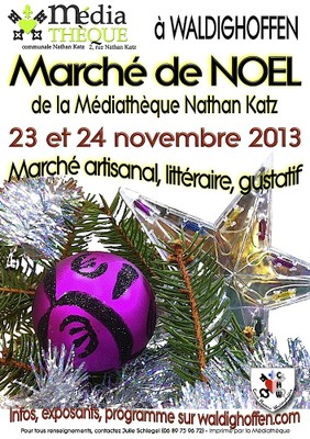 Affiche Marché de Noël 2013