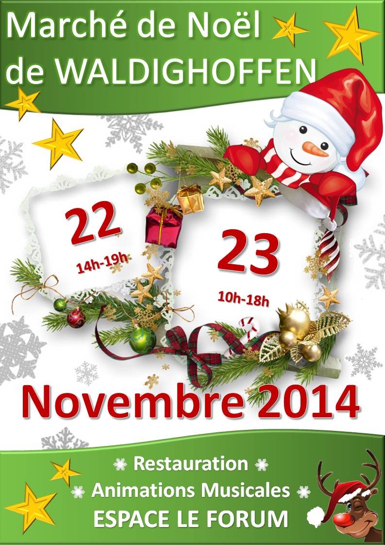 Affiche Marché de Noël 2014