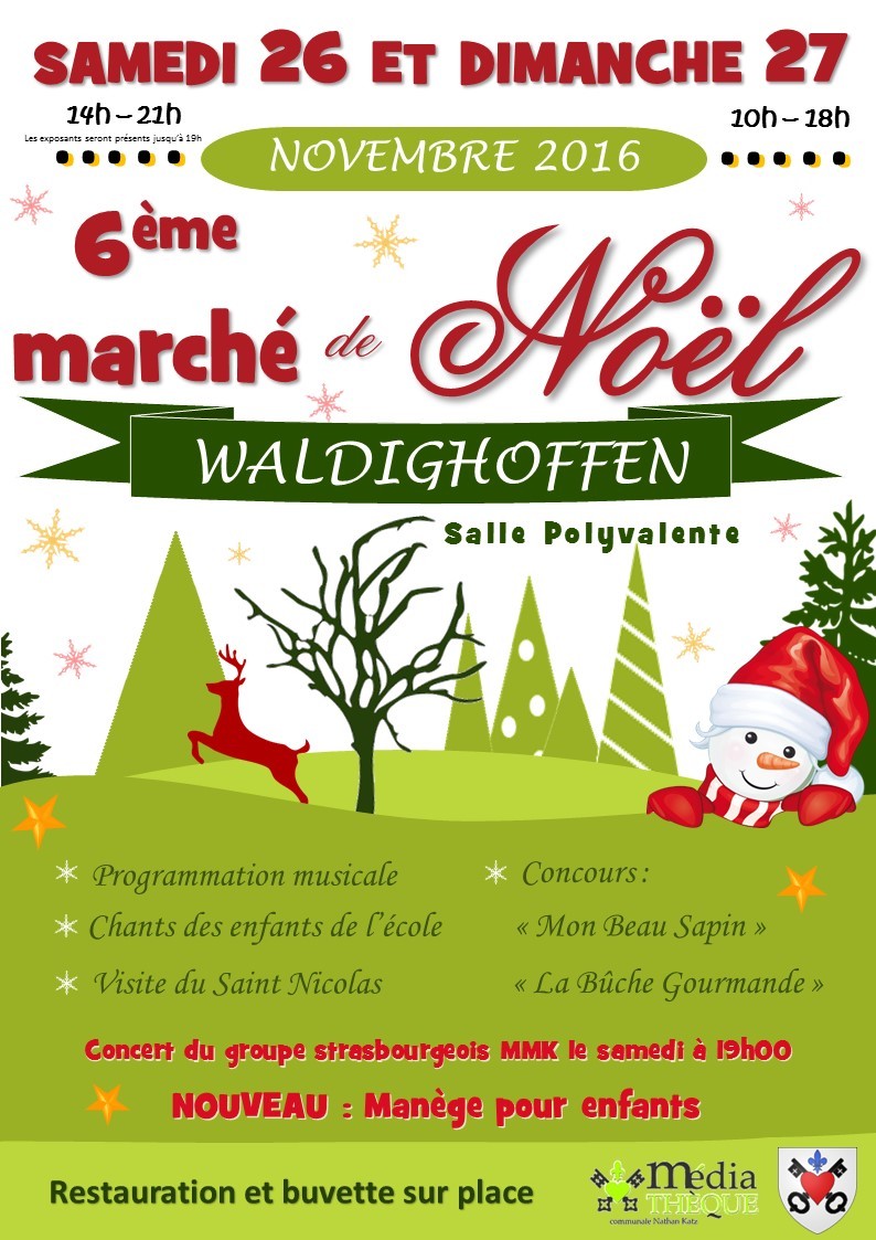 Affiche Marché de Noël 2016