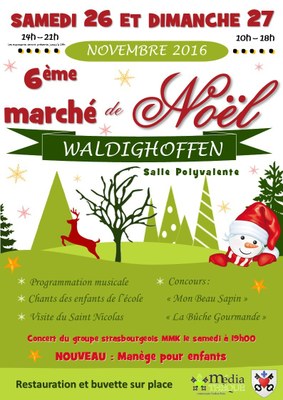 Affiche Marché de Noël 2016