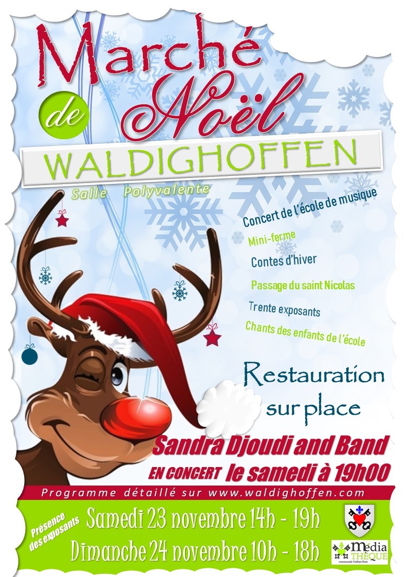 Affiche marché de Noël 2019