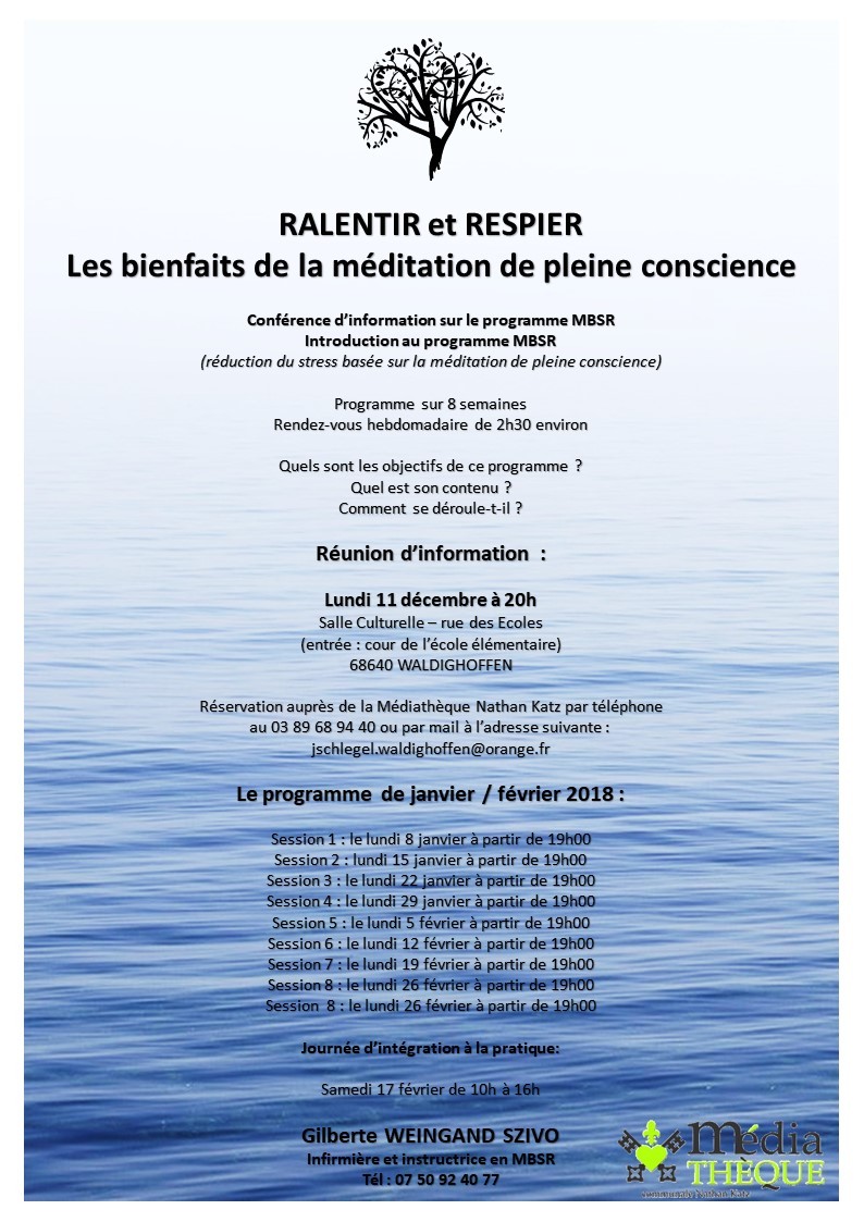 Affiche MBSR