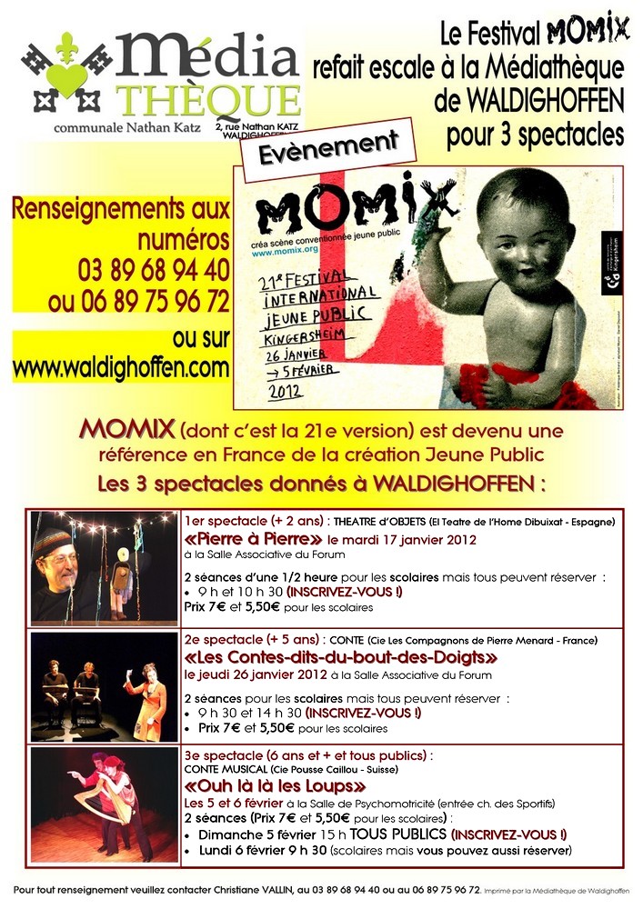 Affiche Momix 2012 Waldighoffen