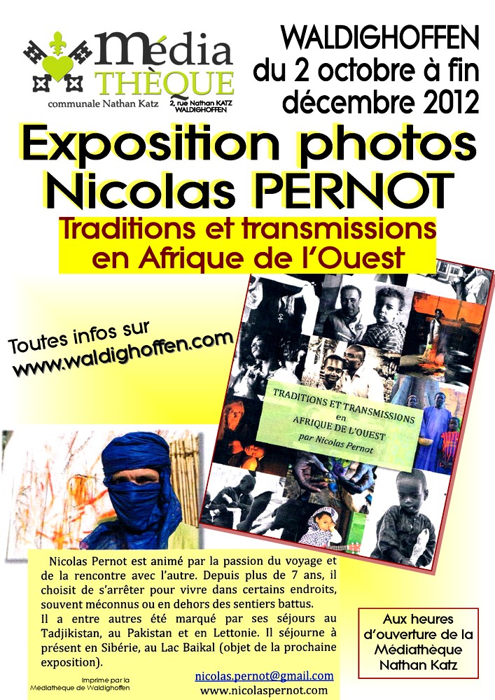 Affiche Expo Nicolas Pernot