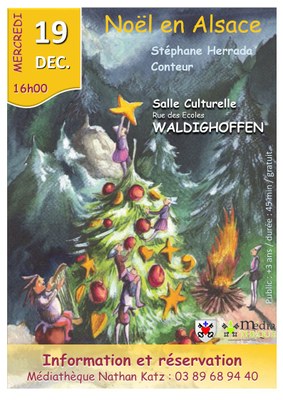 Affiche Noël en Alsace