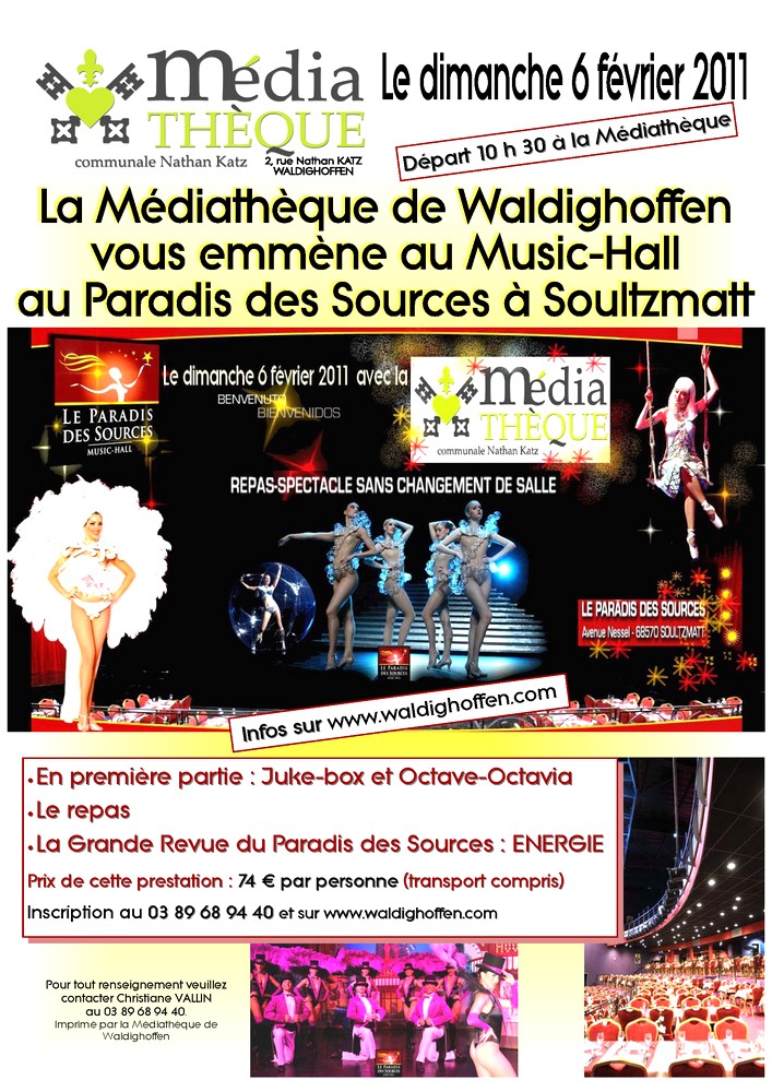 Affiche Paradis des Sources adultes