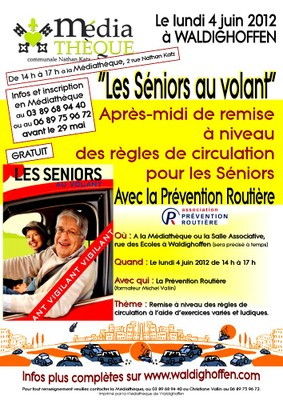 Affiche  Prévention routière 4 juin 2012