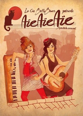 Affiche spectacle Aïe Aïe Aïe - Cie Betty Blues