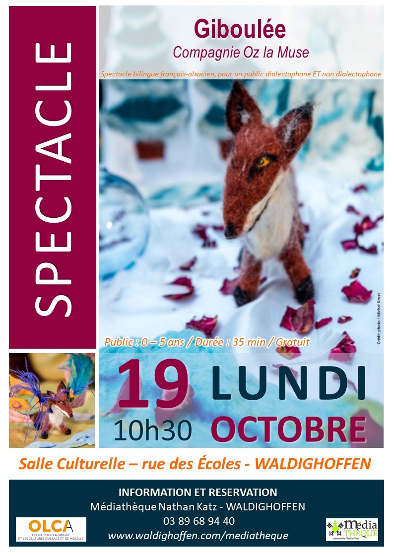 Affiche spectacle Giboulée