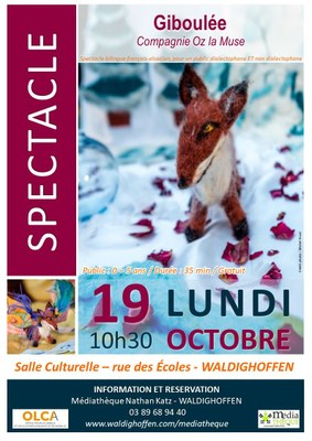 Affiche spectacle Giboulée