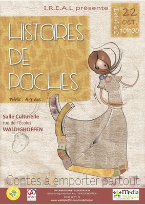 Affiche spectacle histoires de poches