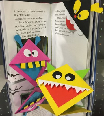 Atelier créatif marque-page 2019