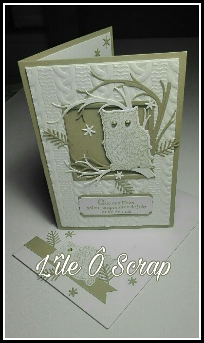 Carte de voeux - Scrapbooking