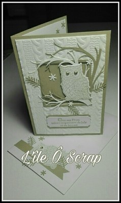 Carte de voeux - Scrapbooking