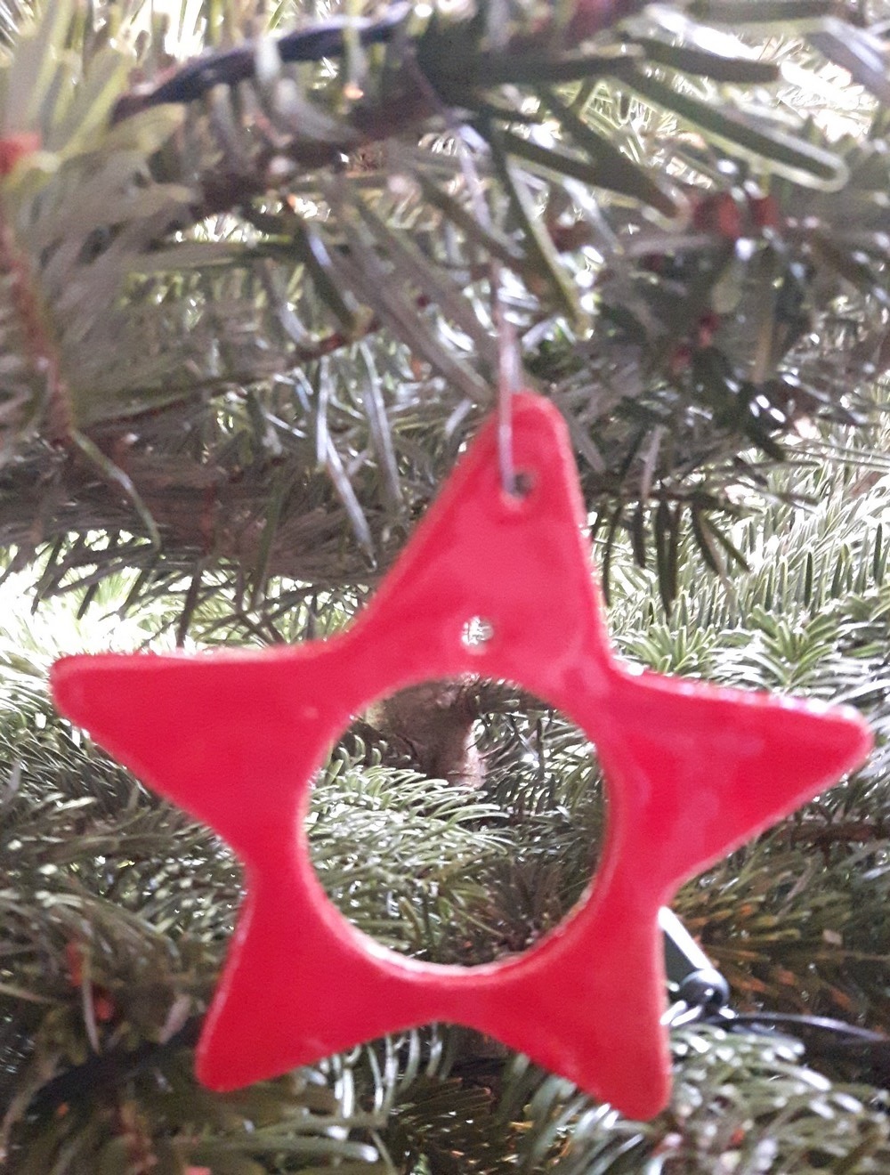 Décoration de sapin étoile - Poterie