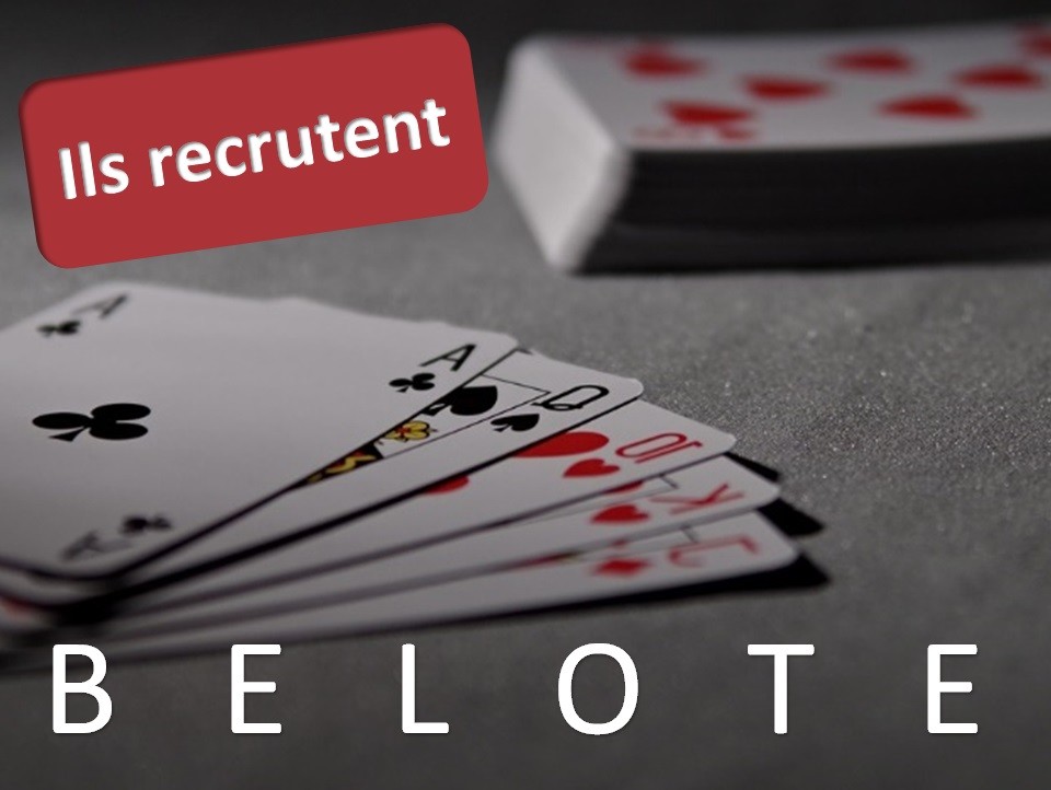 La belote recrute - visuel