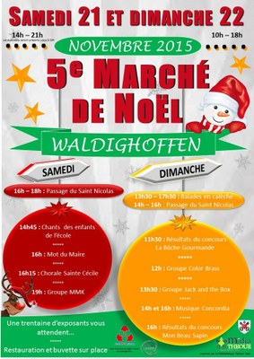 Marché de Noël 2015 - Affiche