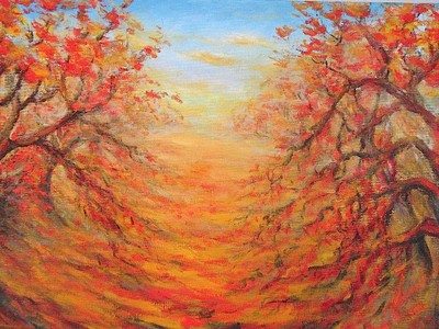 Peinture à l'huile, Automne, Vesnica Martin-Hajpek